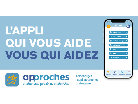 Lien vers le site de l'application approches